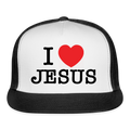 I Love Jesus Hat - white/black
