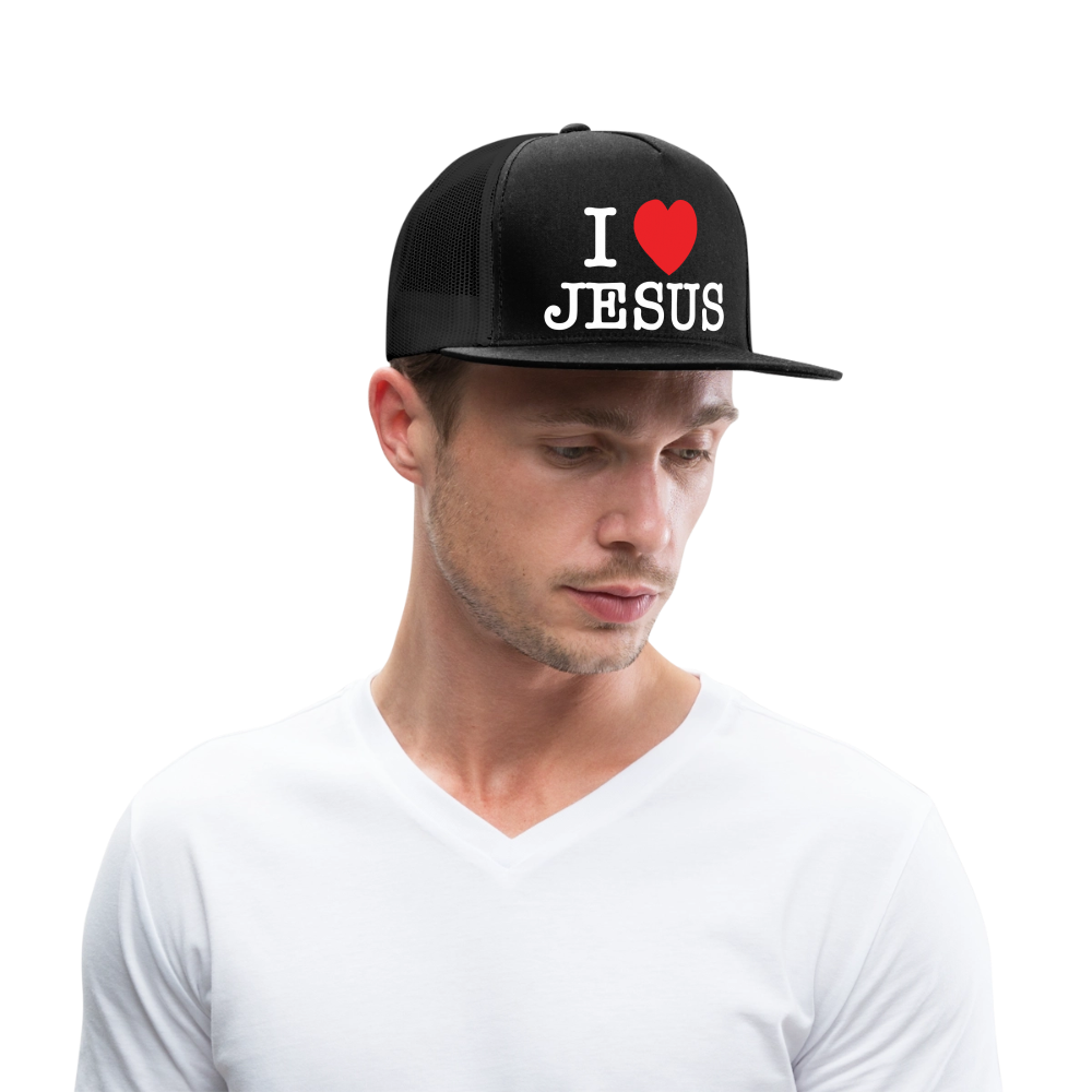 I Love Jesus Hat - black/black