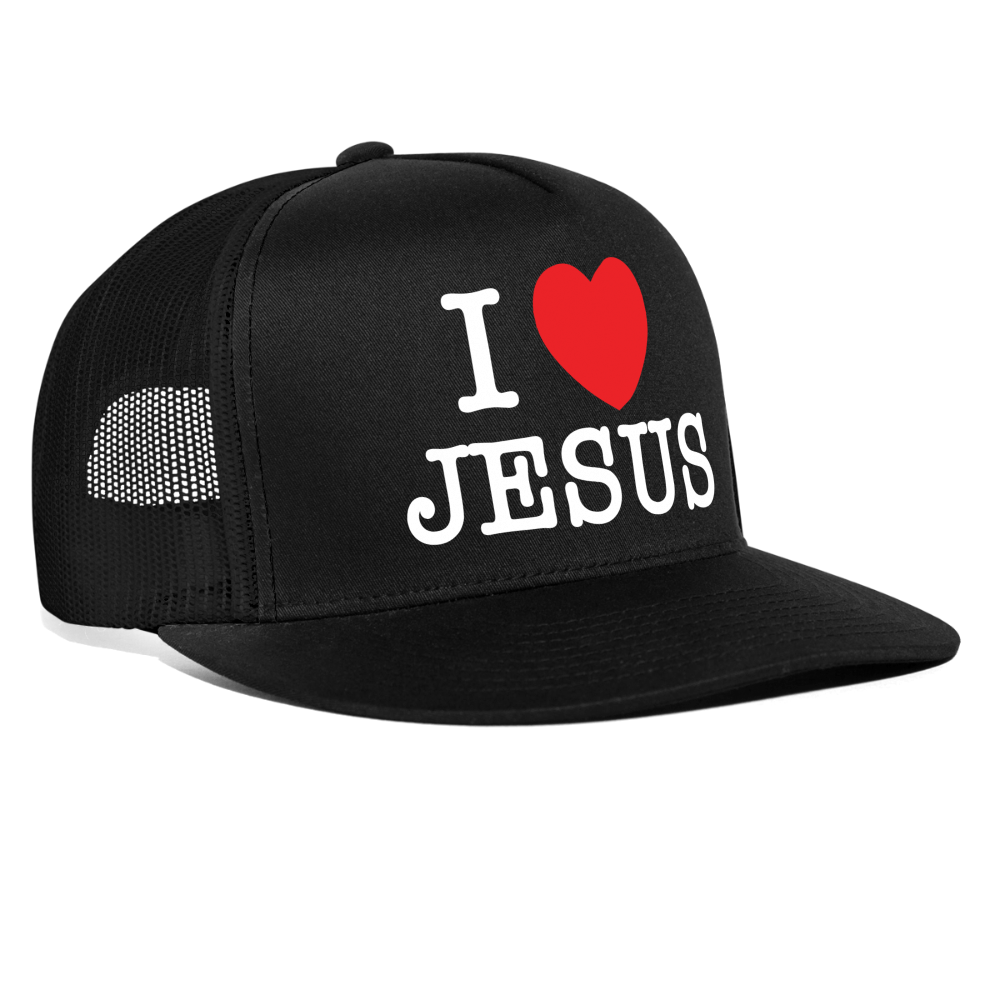 I Love Jesus Hat - black/black