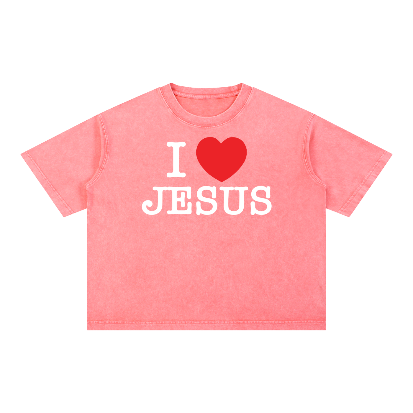 I Love Jesus Washed Box Tee