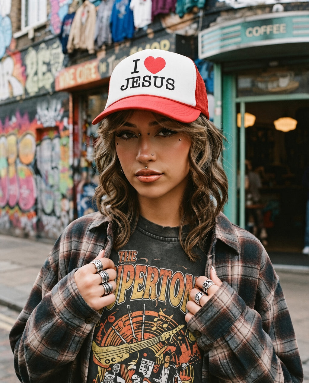 I Love Jesus Trucker Hat