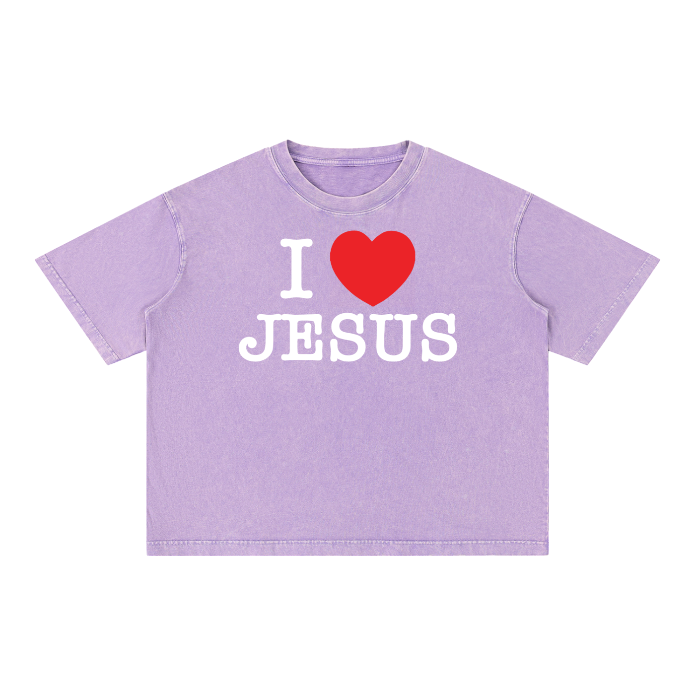 I Love Jesus Washed Box Tee