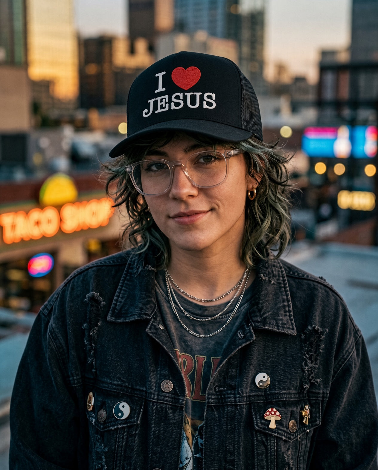 I Love Jesus Trucker Hat