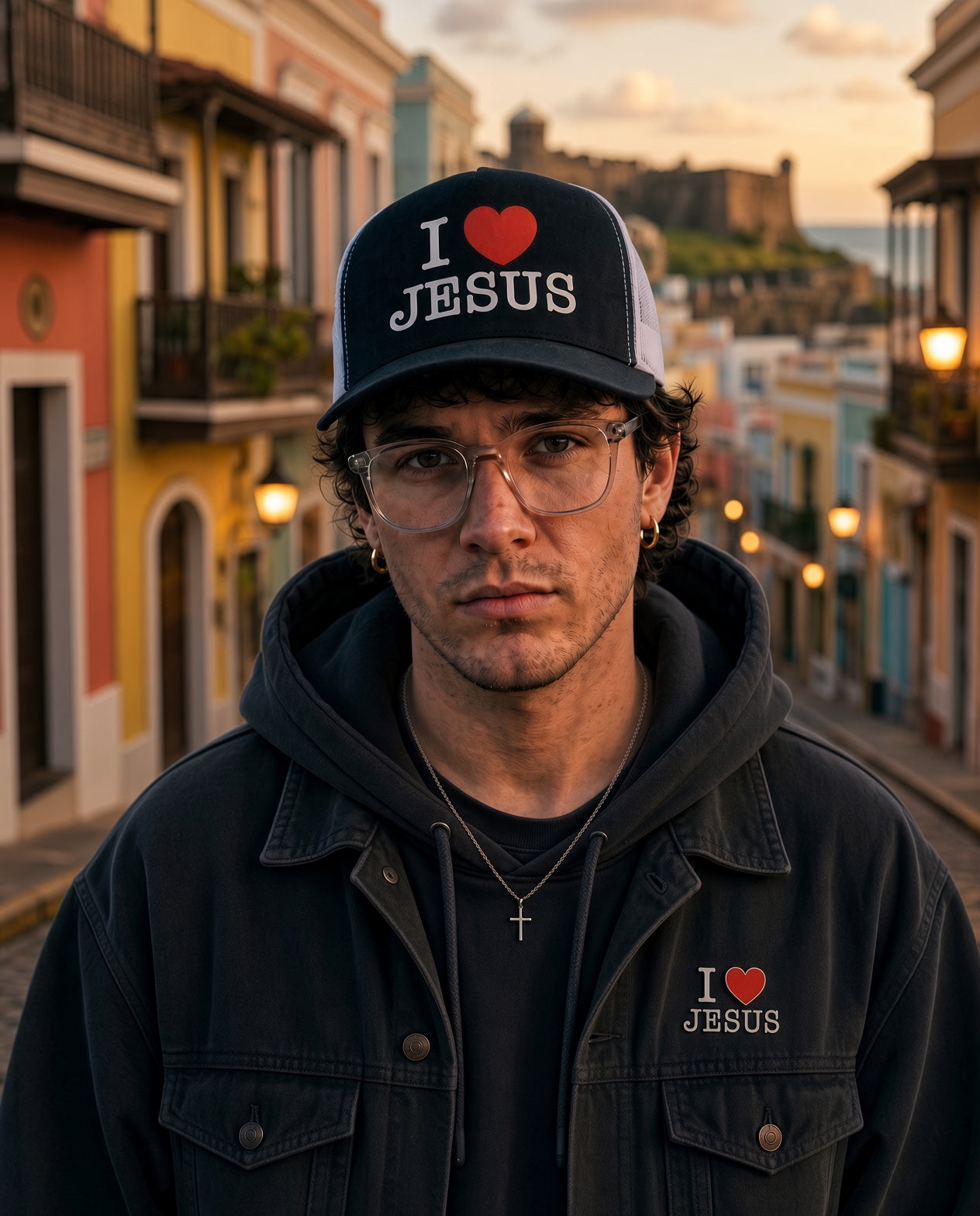 I Love Jesus Trucker Hat