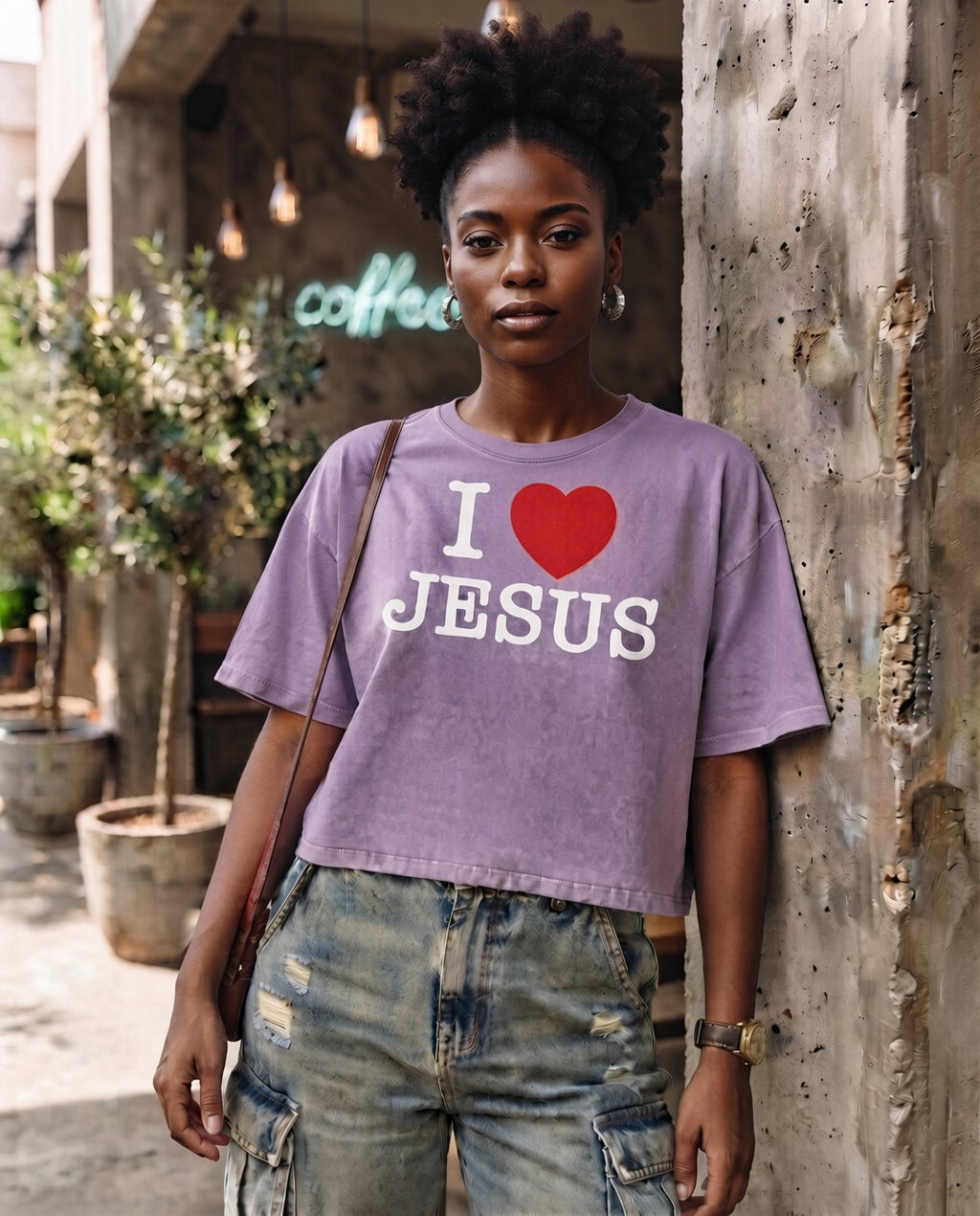 I Love Jesus Washed Box Tee