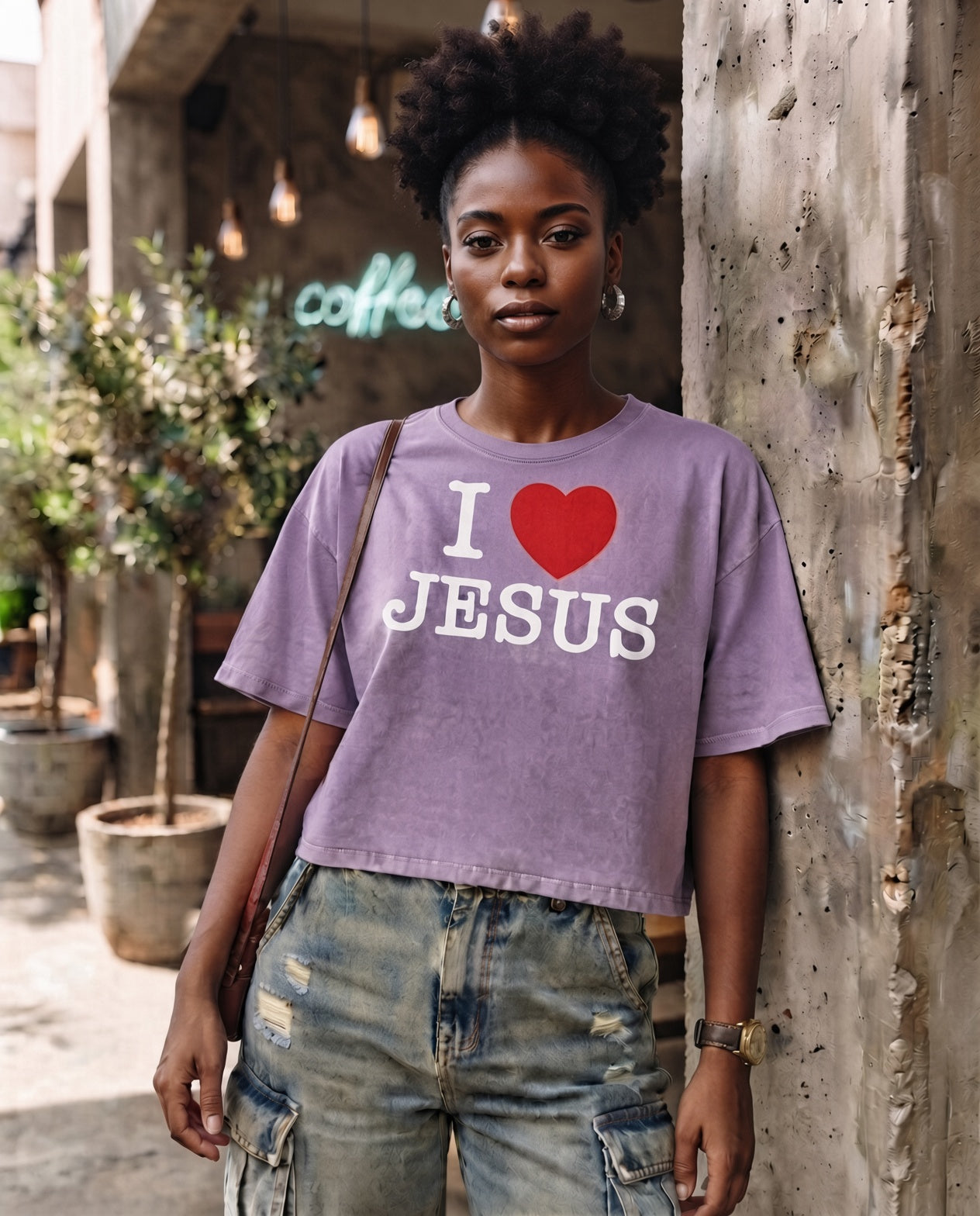 I Love Jesus Washed Box Tee