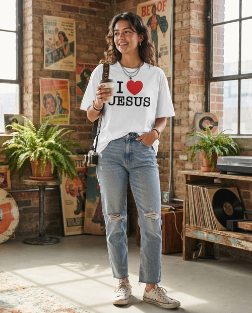 I Love Jesus Box Tee