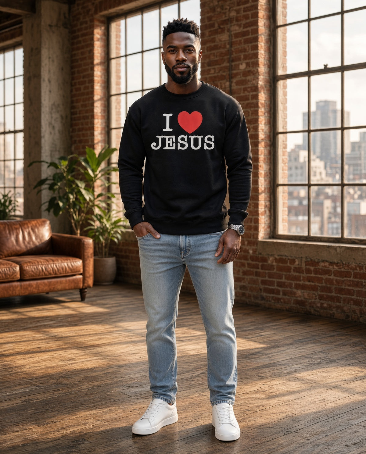 I Love Jesus Crewneck